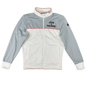 Under Armour Jacket Mens Small Project Rock Iron Paradise Full Zip Knit Track